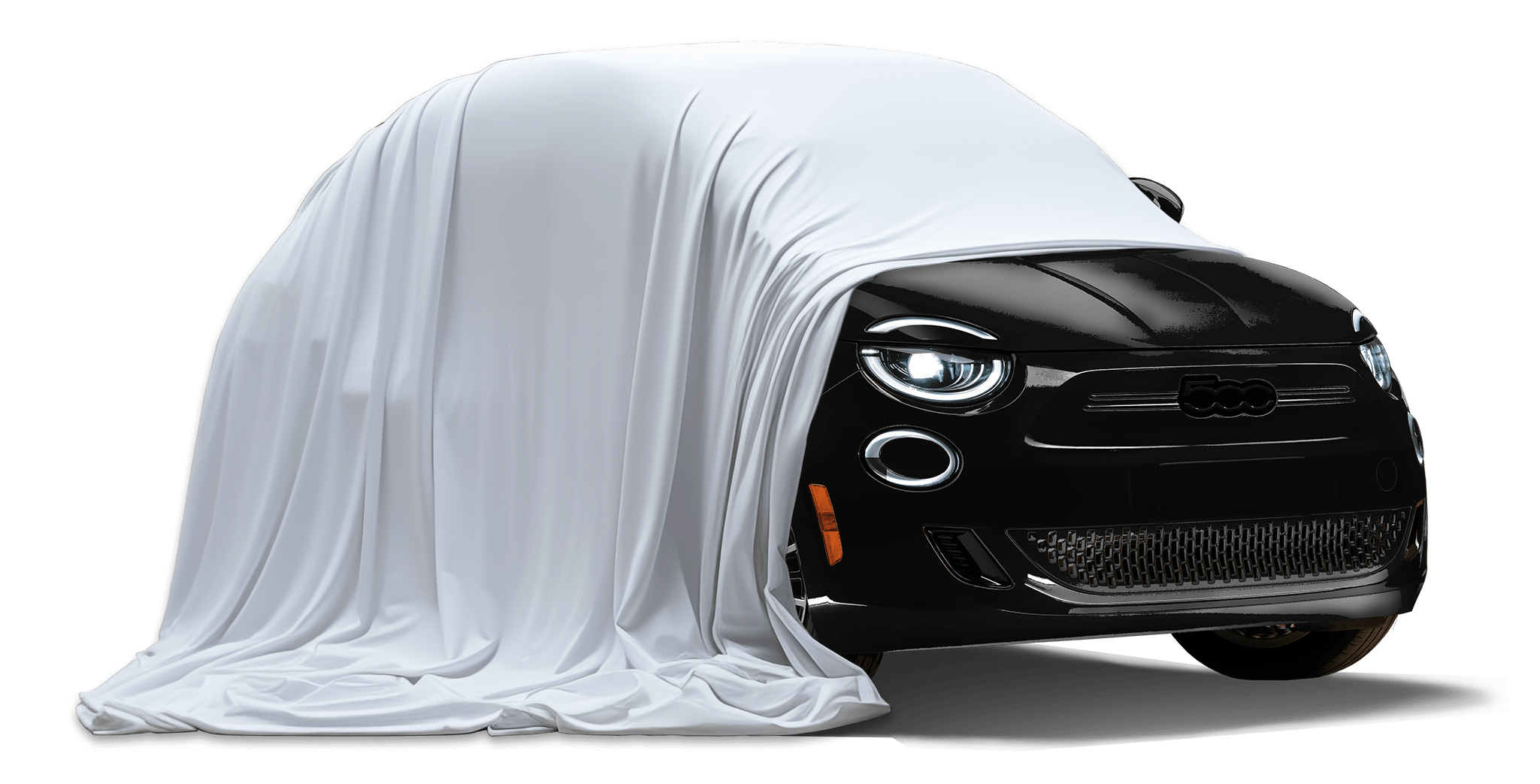 black car with cover